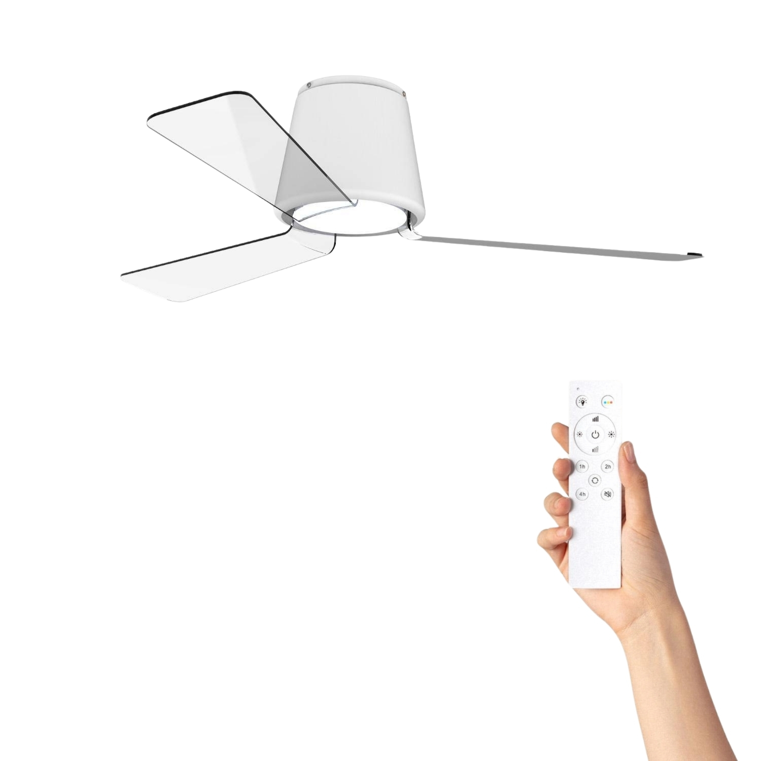 Flüsterleiser Deckenventilator Ahlgren Ø132cm - Fernbedienung & Timer