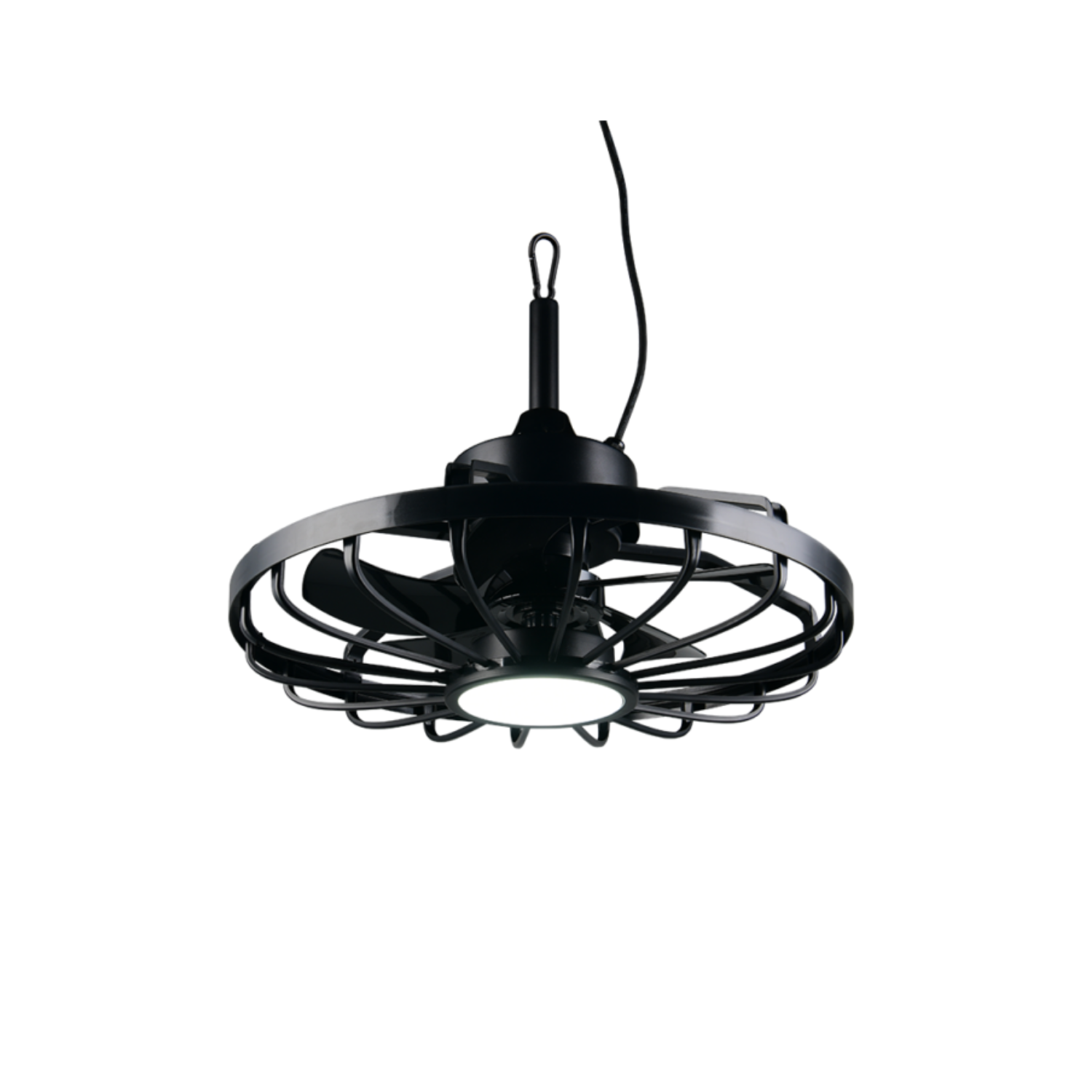 Stilvoller Deckenventilator Saga Ø51cm - Ultra-leise & Fernbedienung – Schwarz