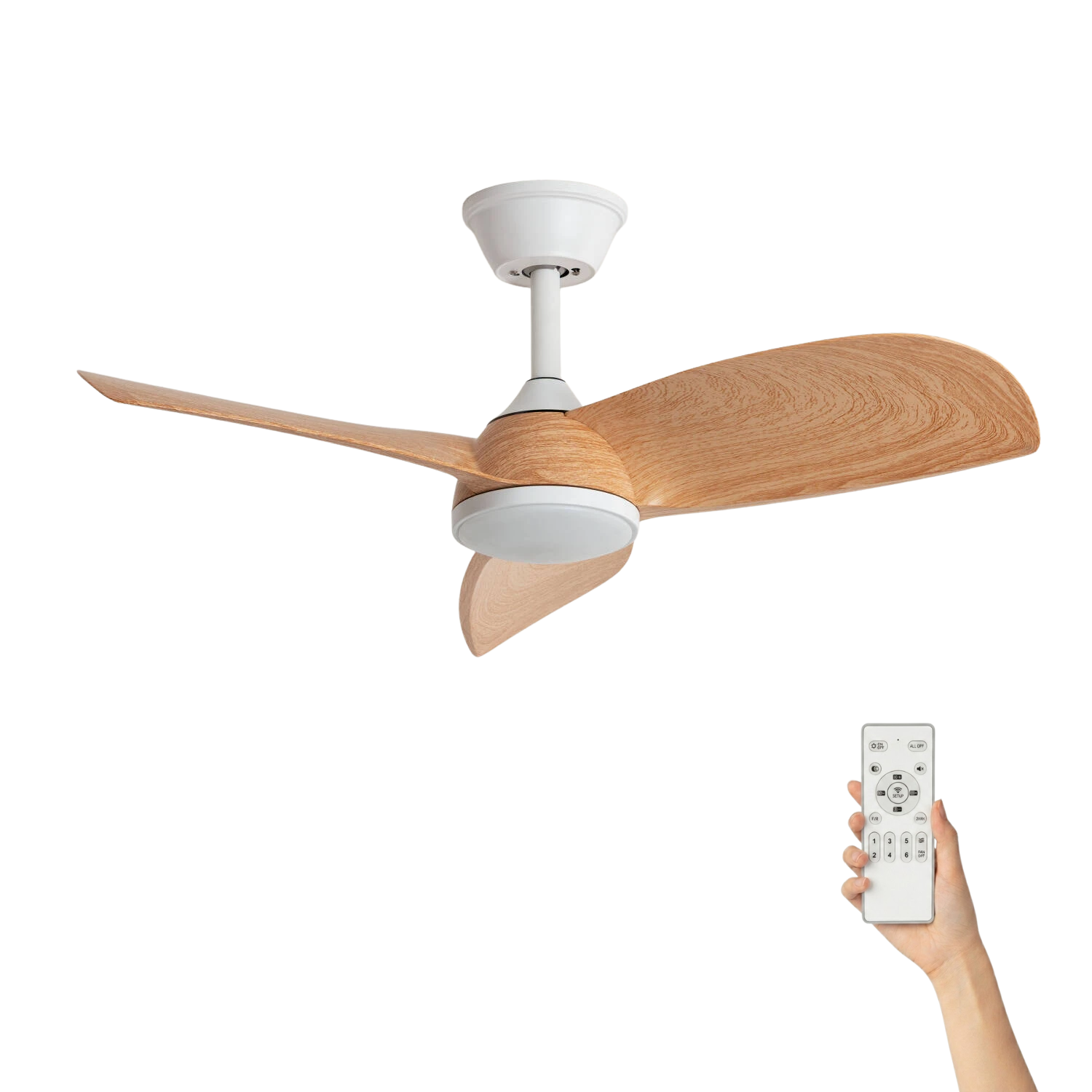 Stilvoller Deckenventilator Filip Ø76cm - Ultra leise & Fernbedienung - Bild 1