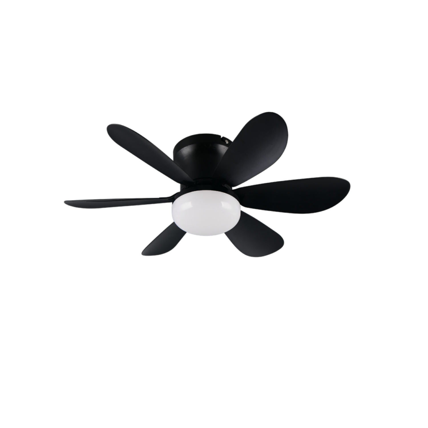 Stilvoller Deckenventilator Alva Ø53cm - Ultra leise & Fernbedienung – Schwarz