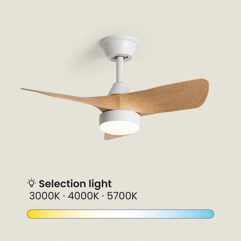 Stilvoller Deckenventilator Sebastian Ø76cm - Ultra leise & Fernbedienung - Bild 3