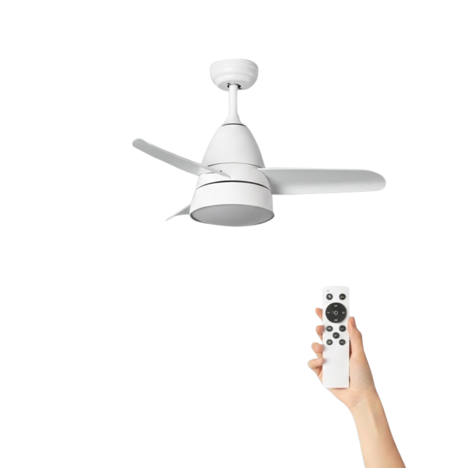 Flüsterleiser Deckenventilator Hedman Ø150cm - Fernbedienung & Timer